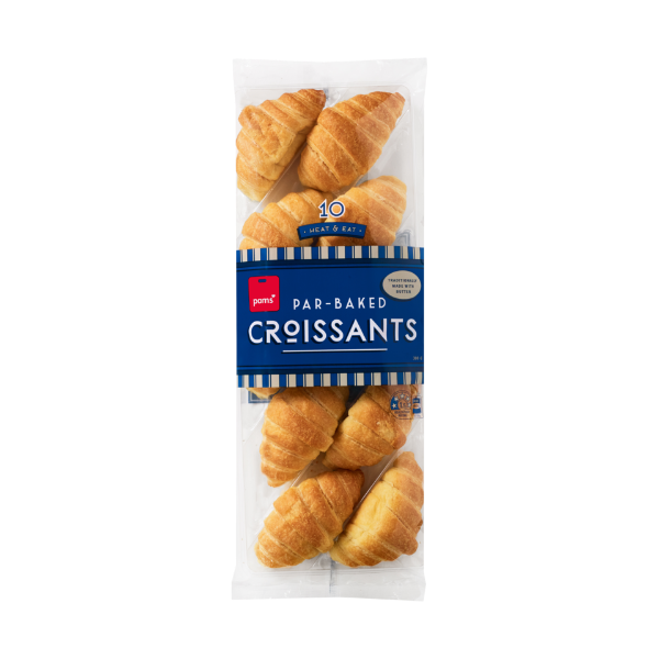 Pams Fresh Express Par Baked Croissants 1ea Prices FoodMe