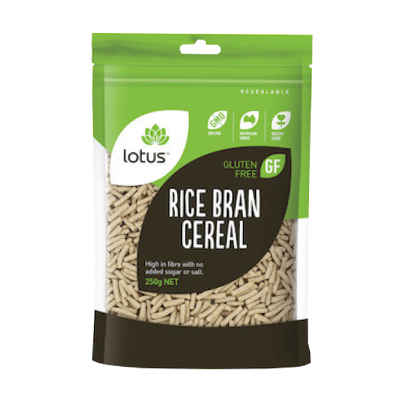 Lotus Gluten Free Rice Bran Cereal 250g