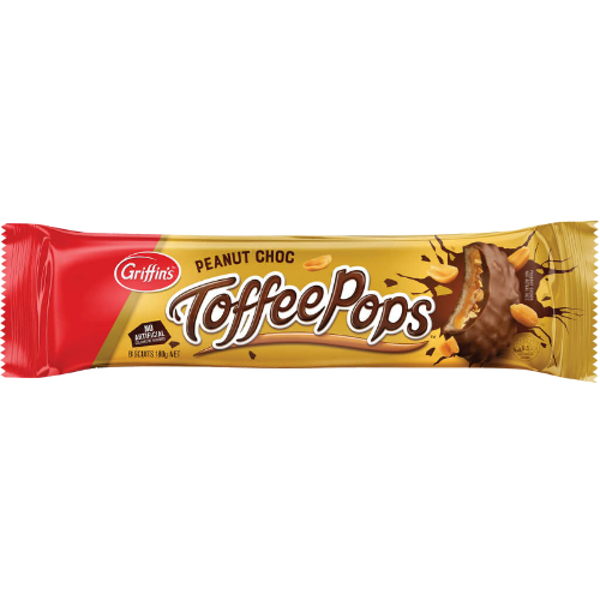 Griffin's Toffee Pops Peanut Chocolate Biscuits 180g