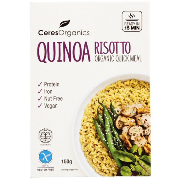 Ceres Organics Quinoa Risotto Organic Quick Meal 150g