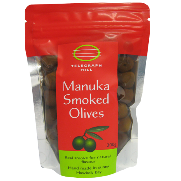 Telegraph Hill Manuka Smoked Olives 300g