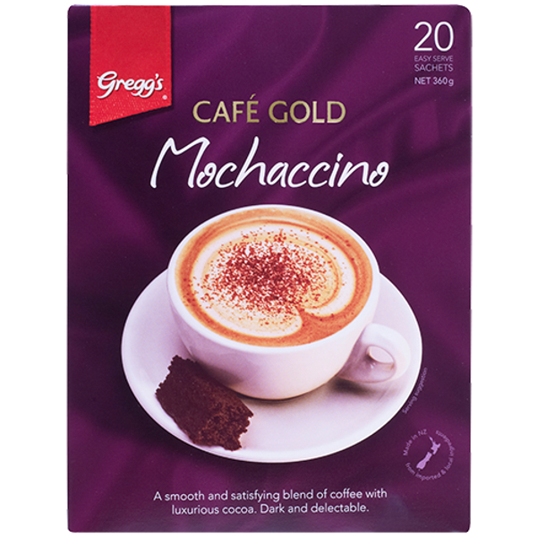 Gregg's Cafe Gold Mochaccino 20 Pack 360g