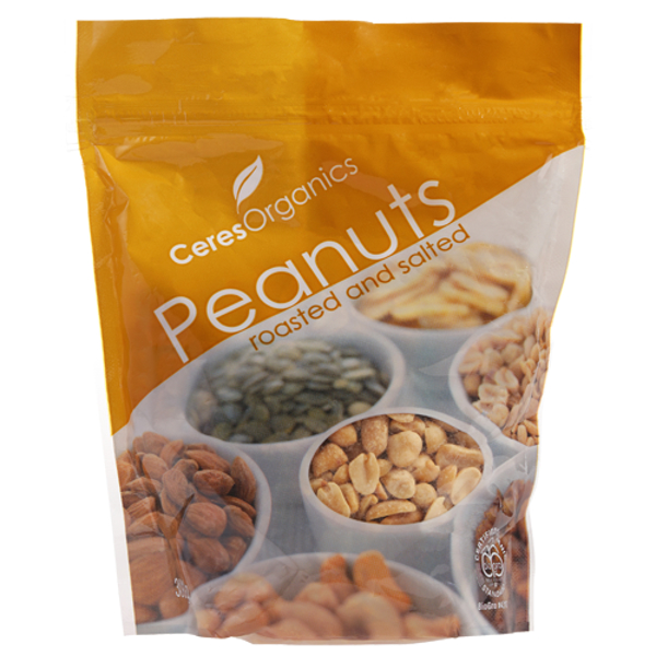 Ceres Organics Peanuts Roasted & Salted 300g