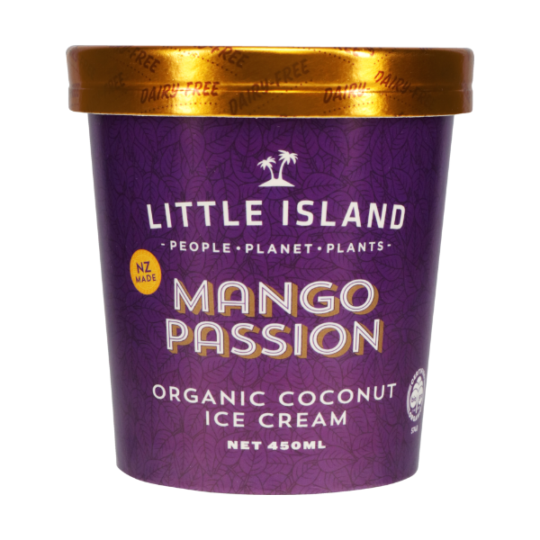 Little Island Coconut Creamery Mango Passion Organic Coconut Ice Cream