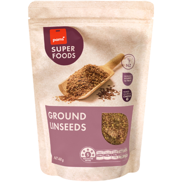 Pams Superfoods Ground Linseeds 400g