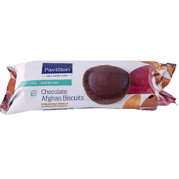 Pavillion Gluten Free Chocolate Afghan Biscuits 180g