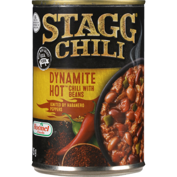 Stagg Dynamite Hot Chili With Beans 425g