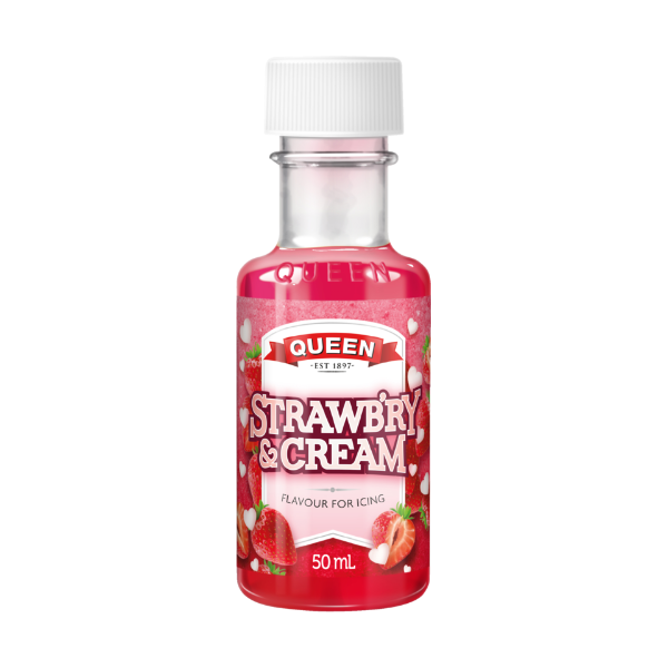 Queen Strawberry & Cream Flavour For Icing 50ml Prices FoodMe