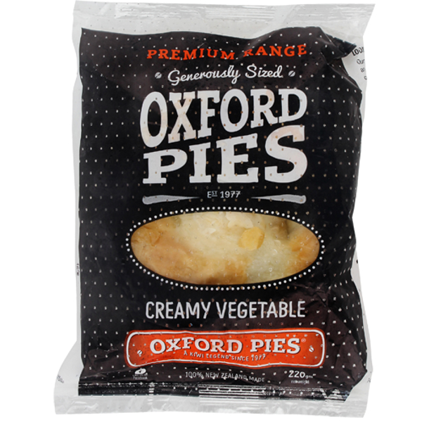 Oxford Pies Premium Creamy Vegetable Pie 1ea