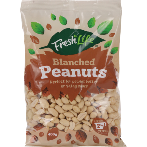 Fresh Life Blanched Peanuts 400g