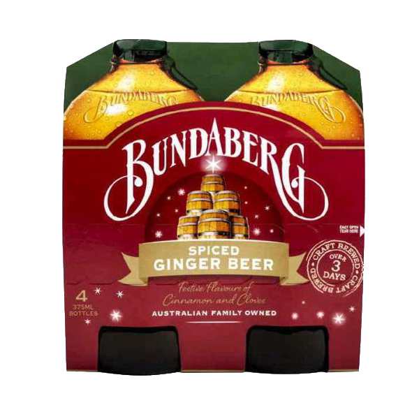 Bundaberg Spiced Ginger Beer 4pk Prices FoodMe