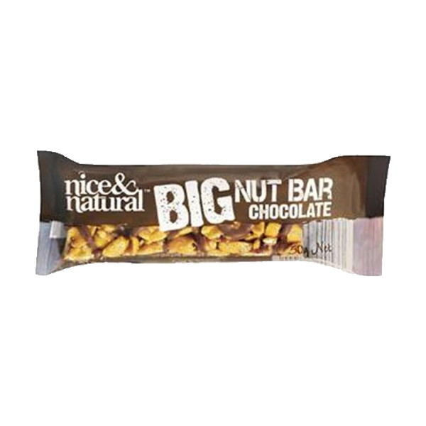Nice & Natural Big Chocolate Nut Bar 50g Prices FoodMe