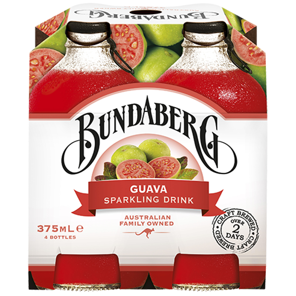 Bundaberg Guava Sparkling Drink 4pk