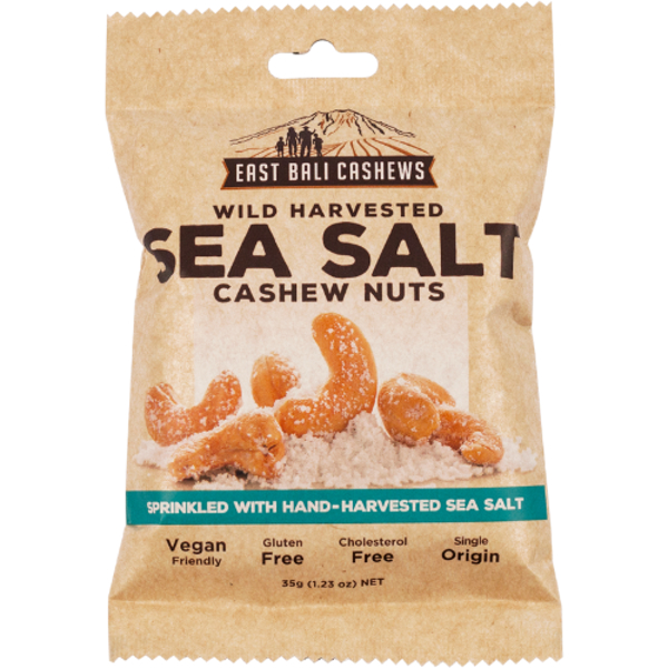 EAST Bali Wild Harvested Sea Salt Cashew Nuts 35g