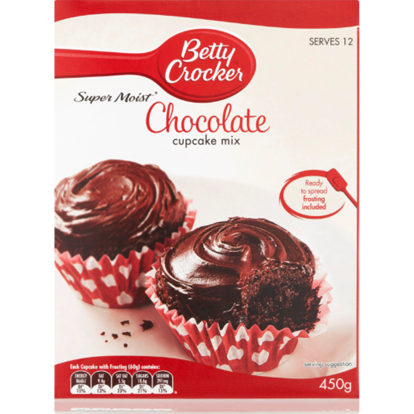 Betty Crocker Super Moist Chocolate Cupcake Mix 450g Prices - FoodMe