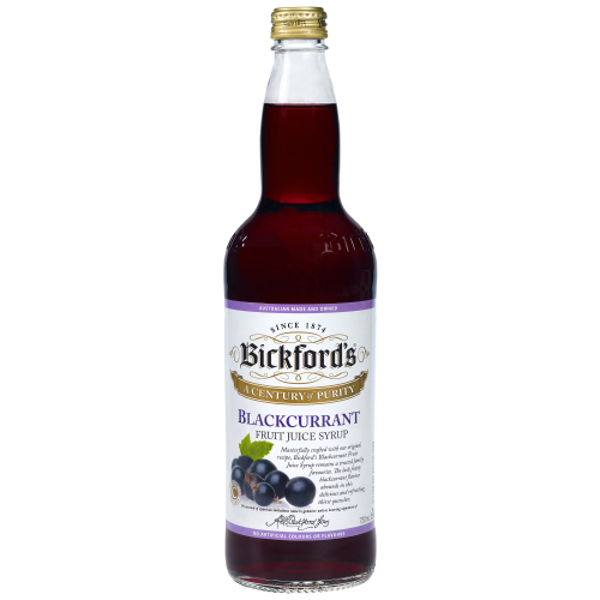 Bickford & Sons Blackcurrant Fruit Juice Syrup 750ml