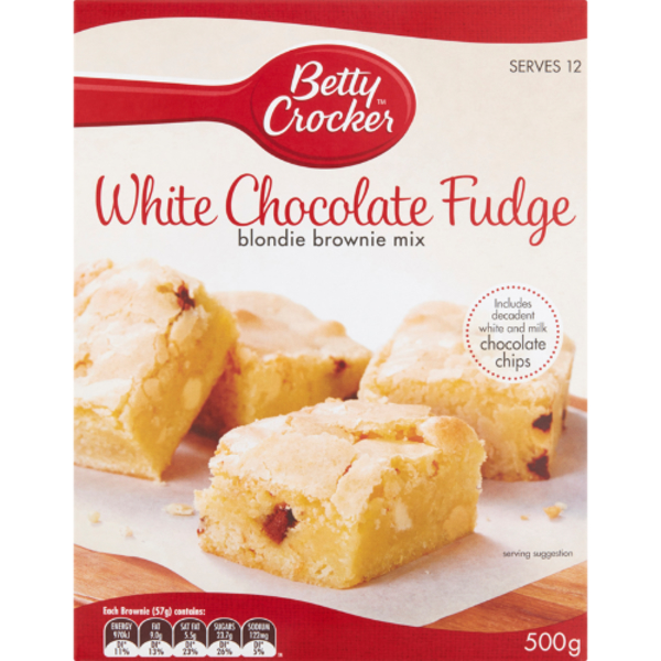 Betty crocker fudge brownie mix chocolate chunk 500g