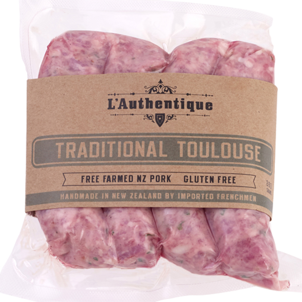 L'Authentique Toulouse Free Range Sausages 280g