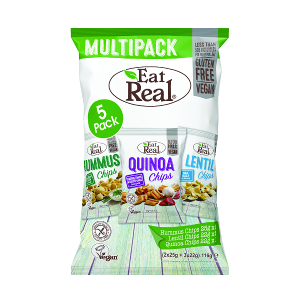 Eat Real Hummus Quinoa Lentil Chips Multipack 5pk Prices FoodMe