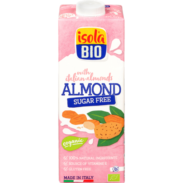 Isola Bio Organic Almond Sugar Free Milk 1l