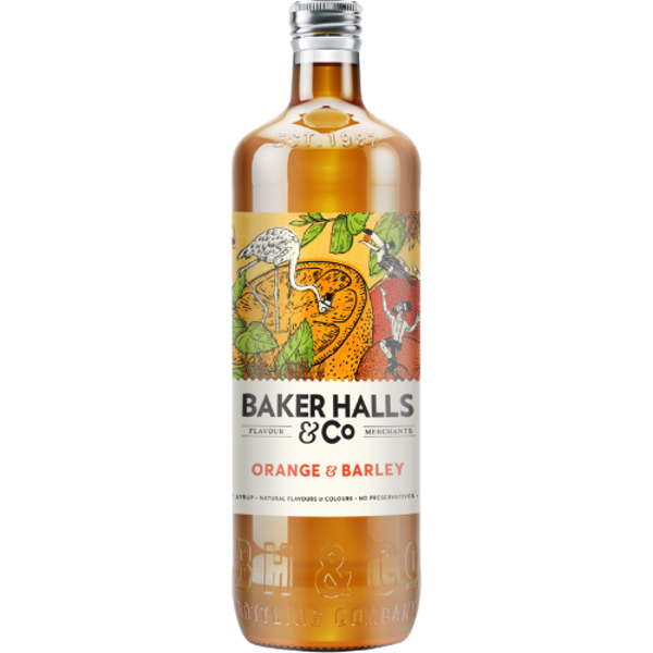 BAKER Halls & Co Orange & Barley Fruit Syrup 700ml