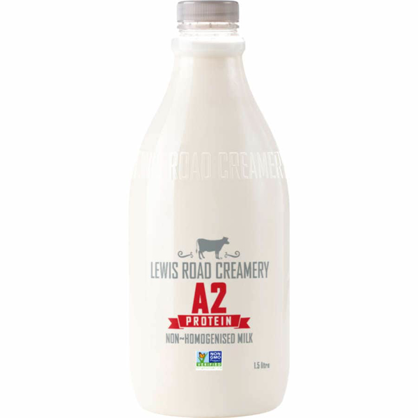 Lewis Road Creamery A2 Protein Milk Non-Homogenised 1.5l