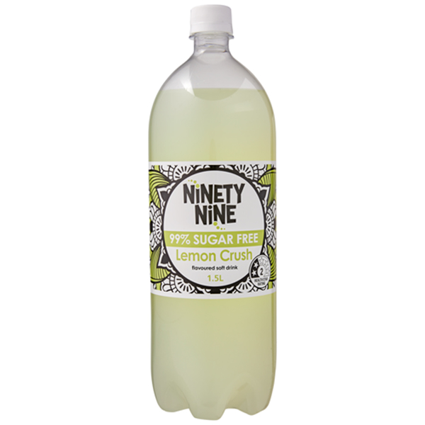 Ninety Nine Soft Drink Lemon 99% Sugar Free
