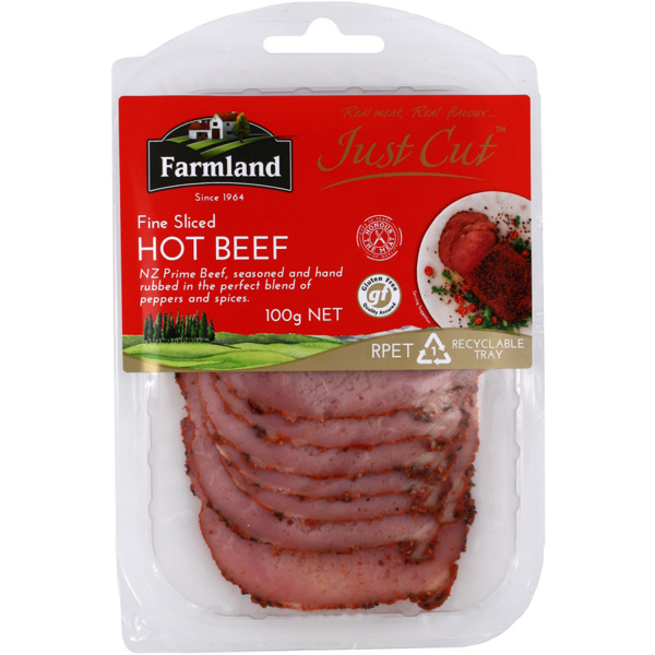 Farmland Just Cut Beef Hot Slices