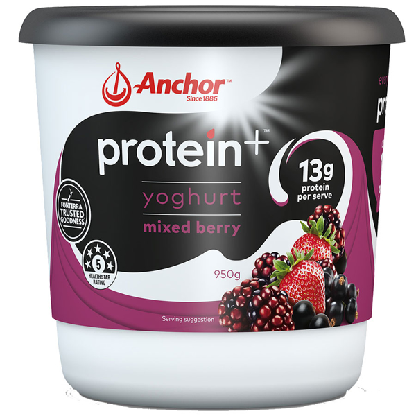 Anchor Protein Plus Yoghurt Mixed Berry 950g