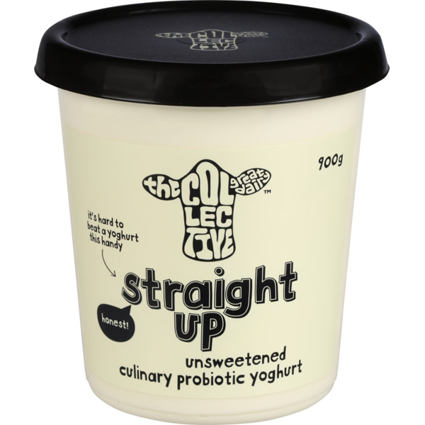 The Collective Straight Up Probiotic Yoghurt Tub Unsweetened Package type