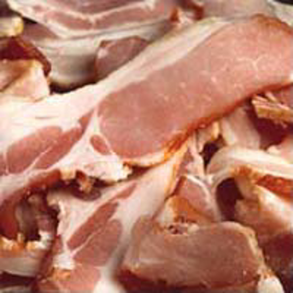 Instore Deli Middle Bacon Rindless per 1kg