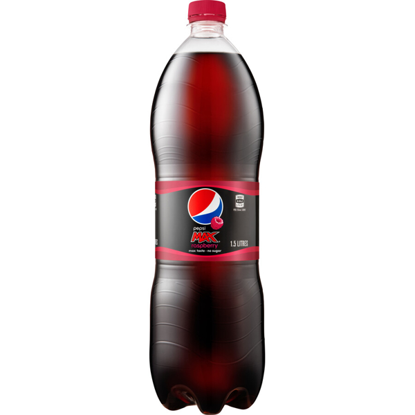 Pepsi Max Soft Drink Raspberry Cola
