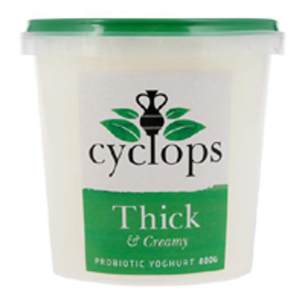 Cyclops Yoghurt Tub Probiotic Thick & Creamy 800g