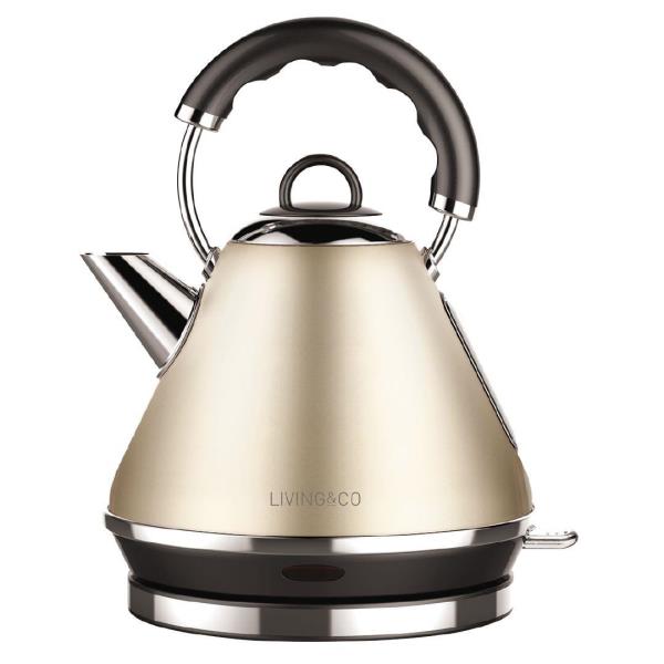 Living & Co Pyramid Kettle Champagne 1.7l Nz Prices - Priceme