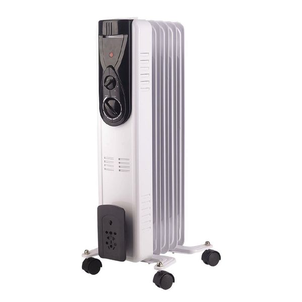 Living & Co Oil Heater 5 Fin Pure White NZ Prices PriceMe