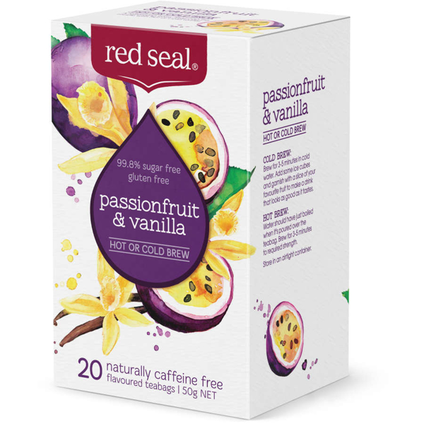 Red Seal Fruit Tea Passionfruit & Vanilla Package type