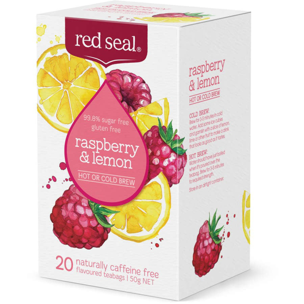 Red Seal Fruit Tea Raspberry & Lemon Package type