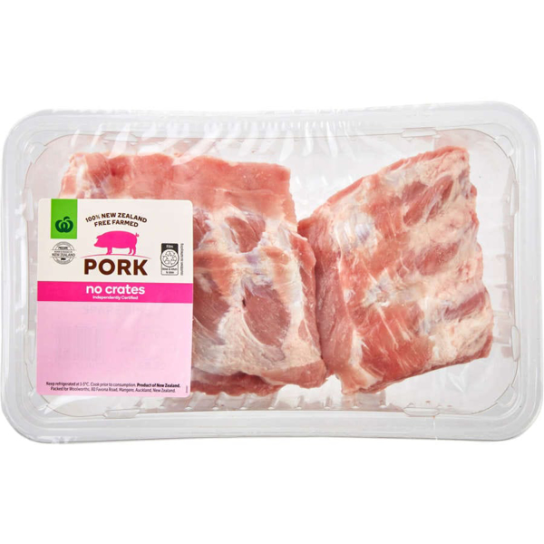 Countdown Free Farmed NZ Pork Spare Ribs 1-3 Pack Package type Prices ...