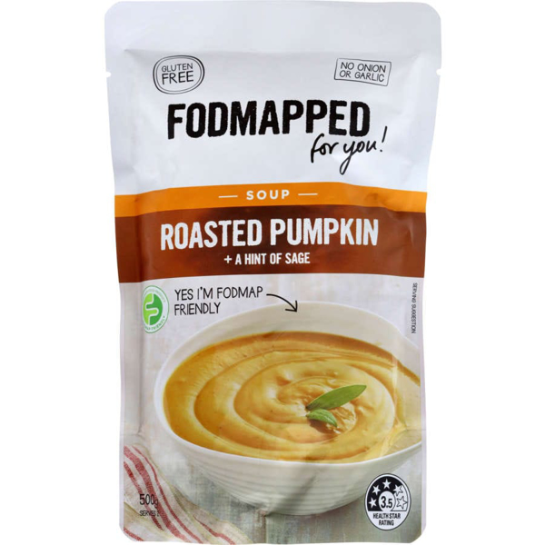 Fodmapped Pouch Soup Pumpkin Gluten Free 500g