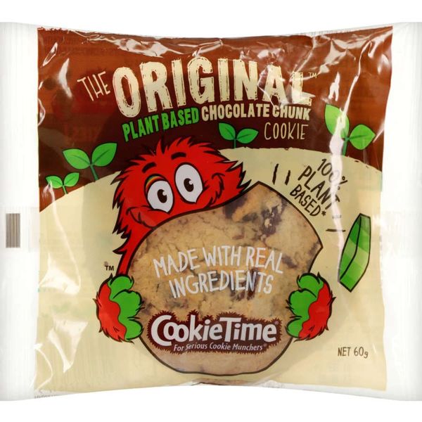 Cookie Time Cookies Plant Based Chocolate Chip 60g Prices FoodMe