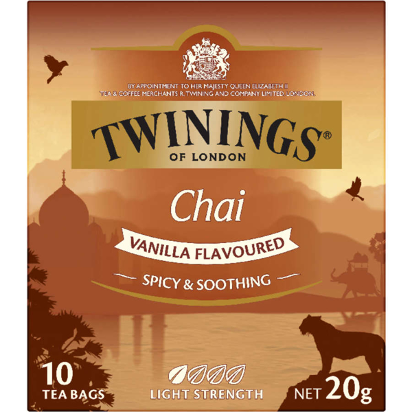 Twinings Herbal Tea Vanilla Chai Package type
