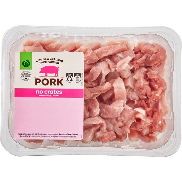 Countdown Free Farmed NZ Pork Stir Fry 500g Prices FoodMe
