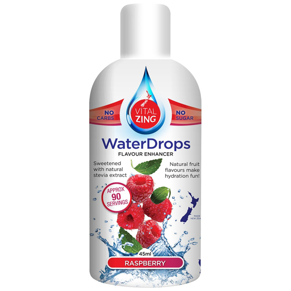 Vital Zing Waterdrops Water Enhancer Raspberry
