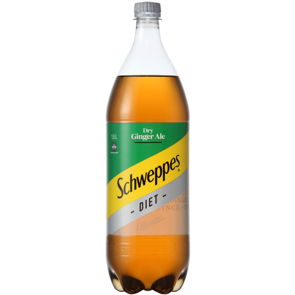Schweppes Drink Mixers Diet Ginger Ale