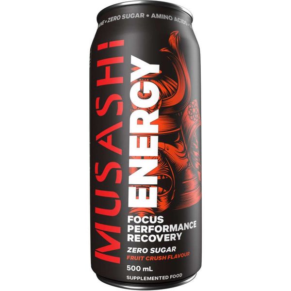 Musashi Energy Drink Fruit Crush Zero Sugar 500mL Prices FoodMe