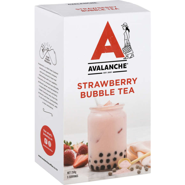 Avalanche Bubble Tea Strawberry 5pk