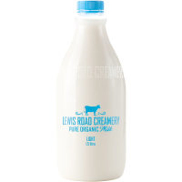 Lewis Road Creamery Milk Organic Light 1.5l