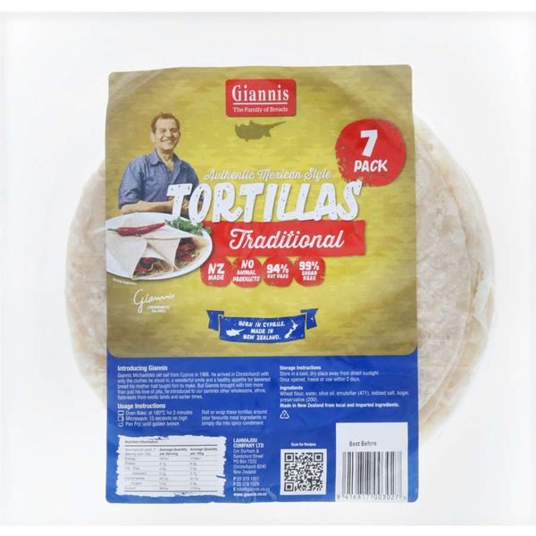 Giannis Mexican Tortillas 7pk Prices FoodMe