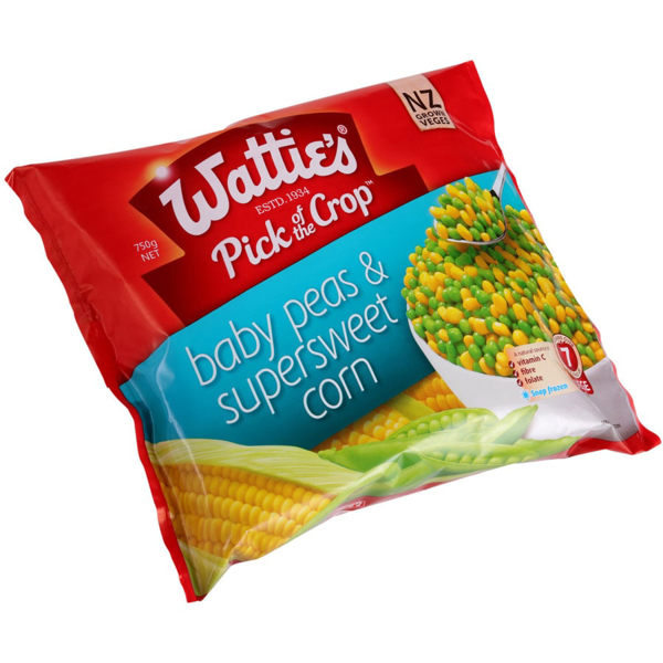 Wattie's Mixed Vegetables Baby Peas & Superweet Corn 750g