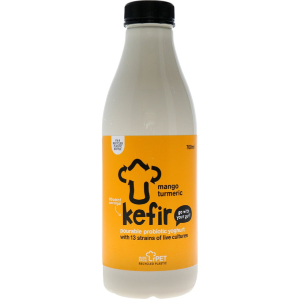 The Collective Kefir Pourable Probiotic Yoghurt Mango Turmeric Package type